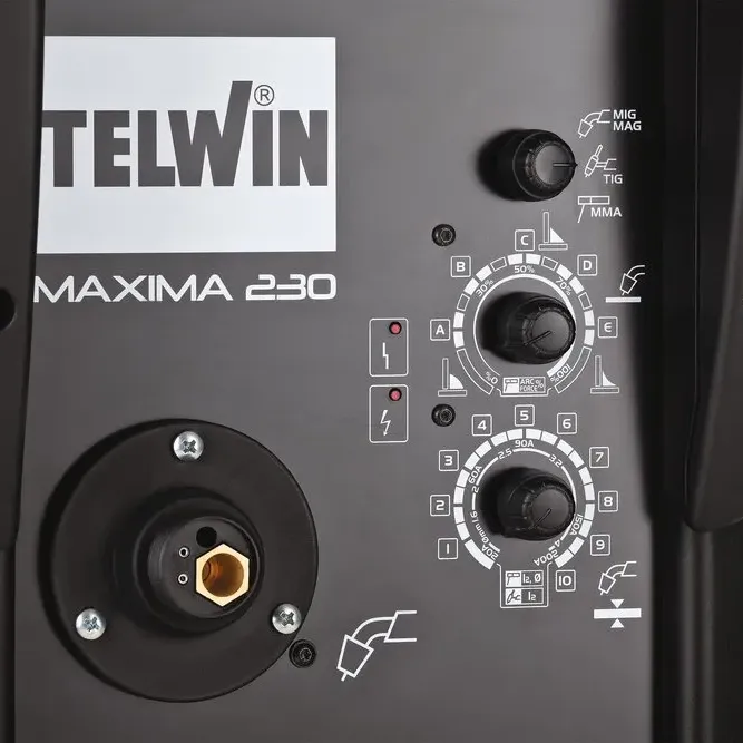 TELWIN Inverter Ηλεκτροσυγκόλληση MAXIMA 230 SYNERGIC 816234