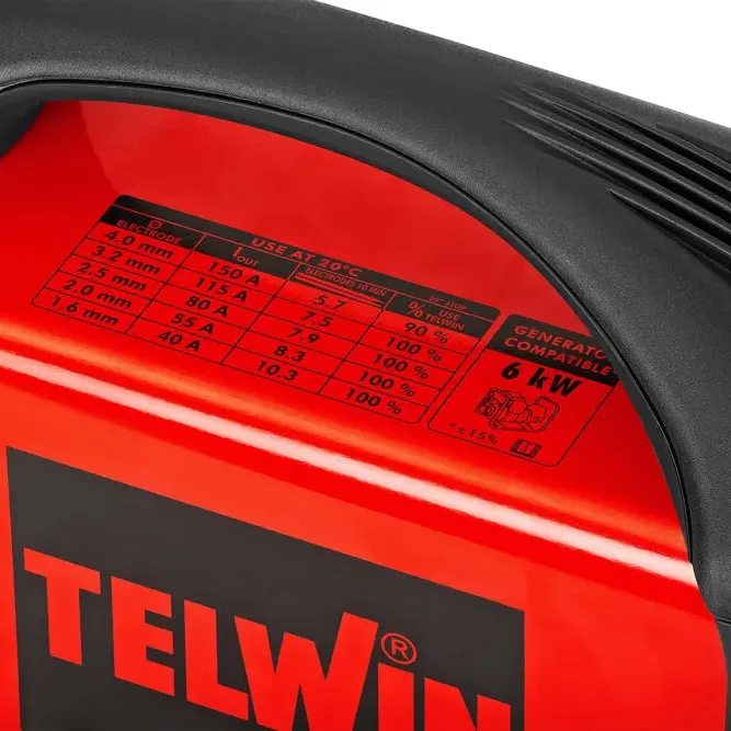 TELWIN Inverter Ηλεκτροσυγκόλληση TECNICA 171/S Με Θήκη Μεταφοράς 816235