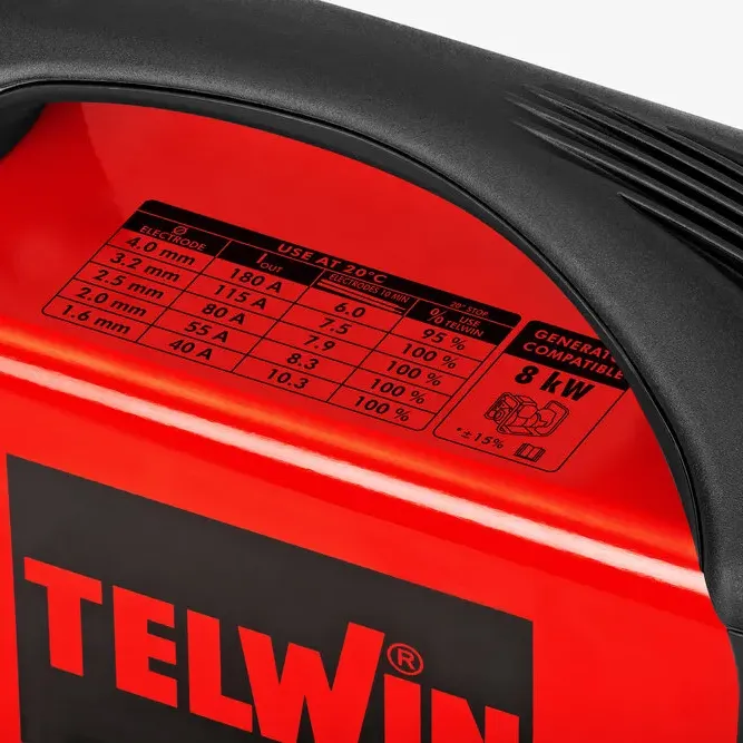 TELWIN Inverter Ηλεκτροσυγκόλληση TECNICA 211/S Με Θήκη Μεταφοράς 816236