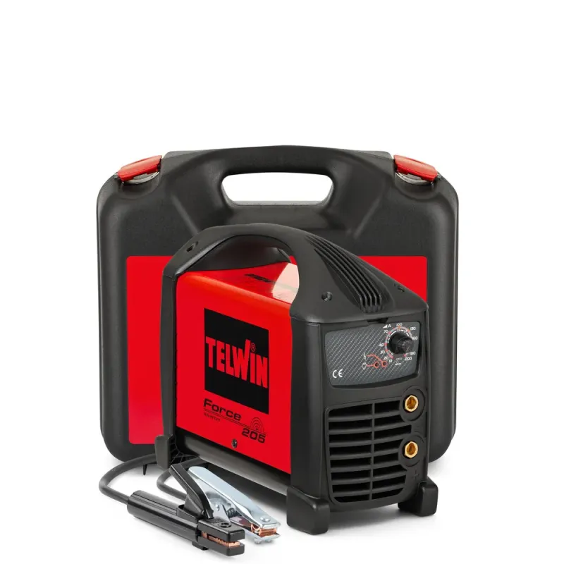 TELWIN Inverter Ηλεκτροσυγκόλληση FORCE 205 Με Θήκη Μεταφοράς 816238