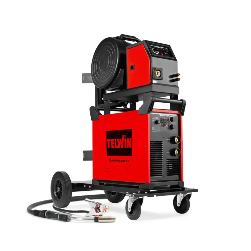 Telwin Inverter Ηλεκτροσυγκόλληση Supermig 600I Xd Pack + Trolley 816916