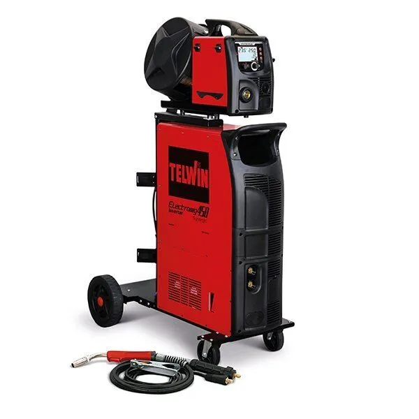 TELWIN ELECTROMIG 450 SYNERGIC ηλεκτροκόλληση inverter σύρματος MIG- MAG/FLUX/BRAZING και TIG DC-Lift 816190