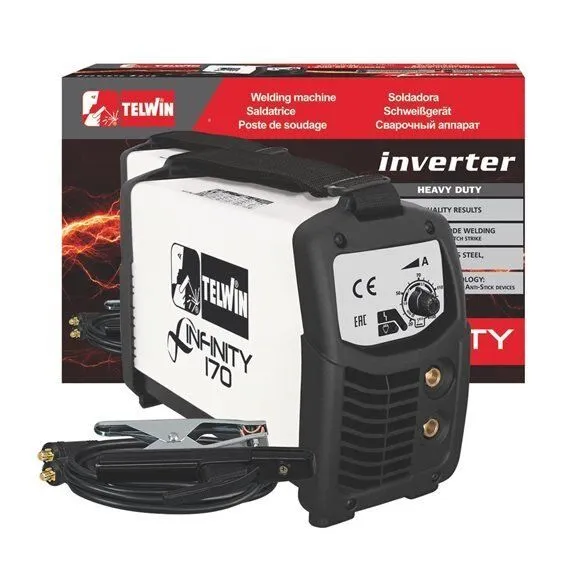 TELWIN INFINITY 170 ΜΟΝΟΦΑΣΙΚΗ ΗΛΕΚΤΡΟΚΟΛΛΗΣΗ INVERTER 150A 