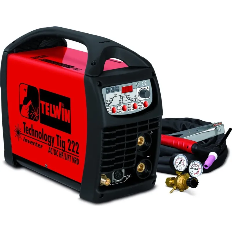 TELWIN TECHNOLOGY TIG 222 AC/DC-HF/LIFT MONOΦΑΣΙΚΗ ΗΛΕΚΤΡΟΚΟΛΛΗΣΗ 200A 852031