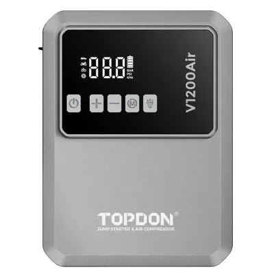 Topdon 2-σε-1 Eκκινητής και Αεροσυμπιεστής 1200A V1200Air