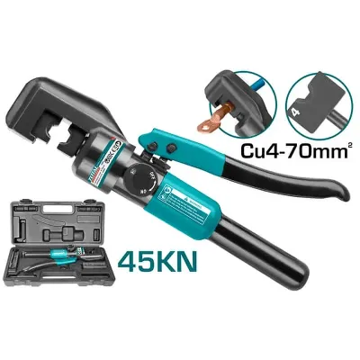 TOTAL ΥΔΡΑΥΛΙΚΗ ΠΡΕΣΑ ΑΚΡΟΔΕΚΤΩΝ Cu 4-70mm2 (THCT070)