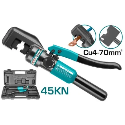TOTAL ΥΔΡΑΥΛΙΚΗ ΠΡΕΣΑ ΑΚΡΟΔΕΚΤΩΝ Cu 4-70mm2 (THCT070)