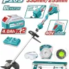 Total Επαγγ. Θαμνοκοπτικο Μπαταρίας Li-Ion 40V / 4Ah / 2 Μπαταριες (Tstli200285)