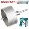 Total Διαμαντοκορωνα Μπετου Sds - Plus 120Mm (Tac4301201)