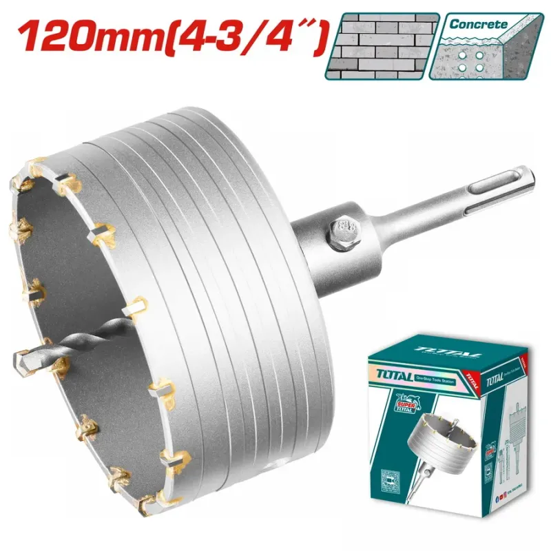 Total Διαμαντοκορωνα Μπετου Sds - Plus 120Mm (Tac4301201)