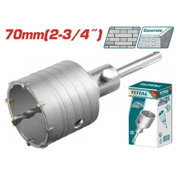 Total Διαμαντοκορωνα Μπετου Sds - Plus 70Mm (Tac430701)