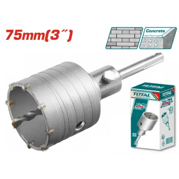 Total Διαμαντοκορωνα Μπετου Sds - Plus 75Mm (Tac430751)