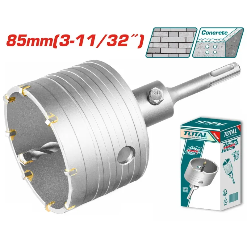 Total Διαμαντοκορωνα Μπετου Sds - Plus 85Mm (Tac430851)