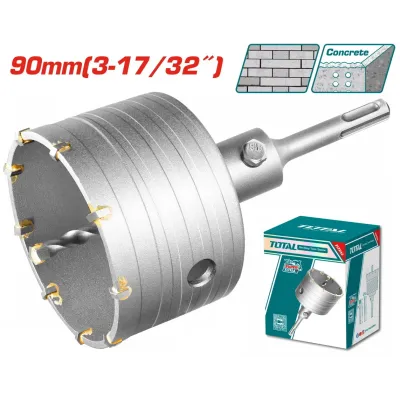 Total Διαμαντοκορωνα Μπετου Sds - Plus 90Mm (Tac430901)