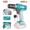 TOTAL ΔΡΑΠΑΝΟΚΑΤΣΑΒΙΔΟ ΜΠΑΤ. Li-ion 12V / 1.5Ah / 20Nm / 1 ΜΠΑΤ (TDLI1218)