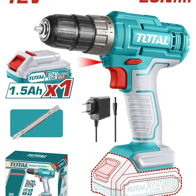 TOTAL ΔΡΑΠΑΝΟΚΑΤΣΑΒΙΔΟ ΜΠΑΤ. Li-ion 12V / 1.5Ah / 20Nm / 1 ΜΠΑΤ (TDLI1218)