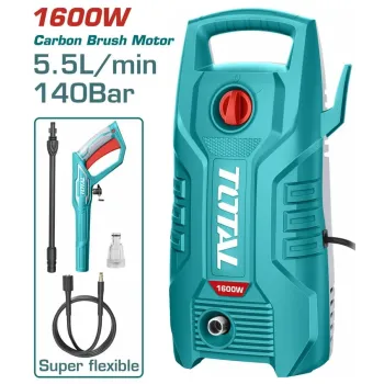 Total Πλυστικο Νερου 1.600W / 140 Bar / Brush Motor (Tgt11336)