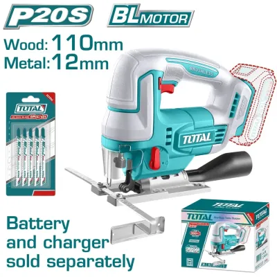 TOTAL ΕΠΑΓΓ. ΣΕΓΑ ΜΠΑΤ. Li-ion 20V ΧΩΡΙΣ ΜΠΑΤΑΡΙΑ & ΦΟΡΤΙΣΤΗ (TJSLI1008)