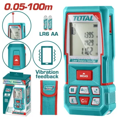 Total Επαγγ. Μετρητης Αποστασεων Laser 0.05 - 100M (Τmt51036)