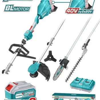 Total Πολυμηχανημα 4 Σε 1  Μπαταρίας Li-Ion 2X20V(40V) / 4Ah / 2 Μπαταρίας Bl Motor (Tstli2040386)