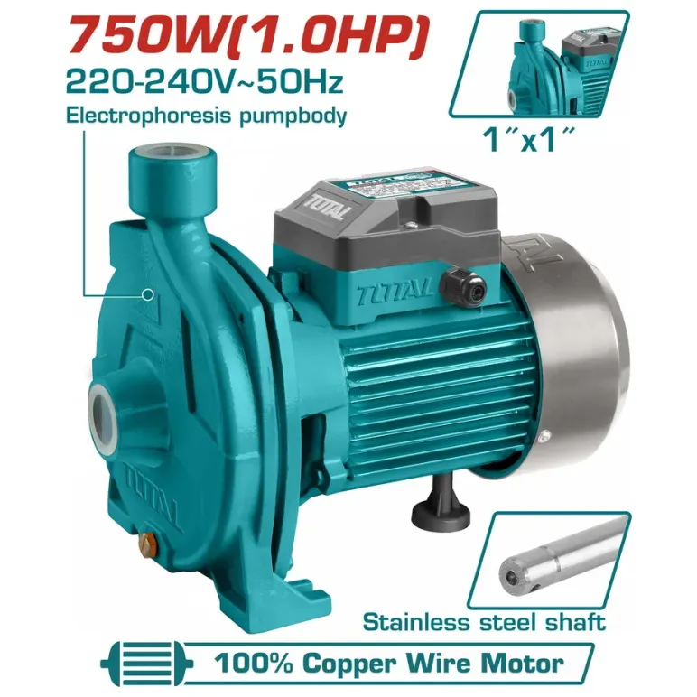Total Αντλια Επιφανειας Νερου Φυγοκεκτρικη 750W (Twp27506)
