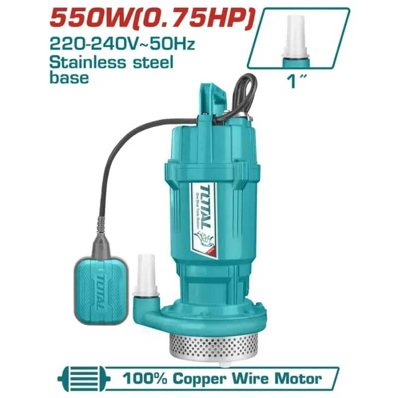 Total Υποβρυχια Αντλια Ομβριων Υδατων 550W (Twp65506)