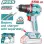 TOTAL ΕΠΑΓΓ. ΔΡΑΠΑΝΟΚΑΤΣΑΒΙΔΟ ΜΠΑΤ. Li-ion 20V / 55Nm BL Motor ΧΩΡΙΣ ΜΠΑΤ & ΦΟΡΤΙΣΤΗ (TDLI205581)