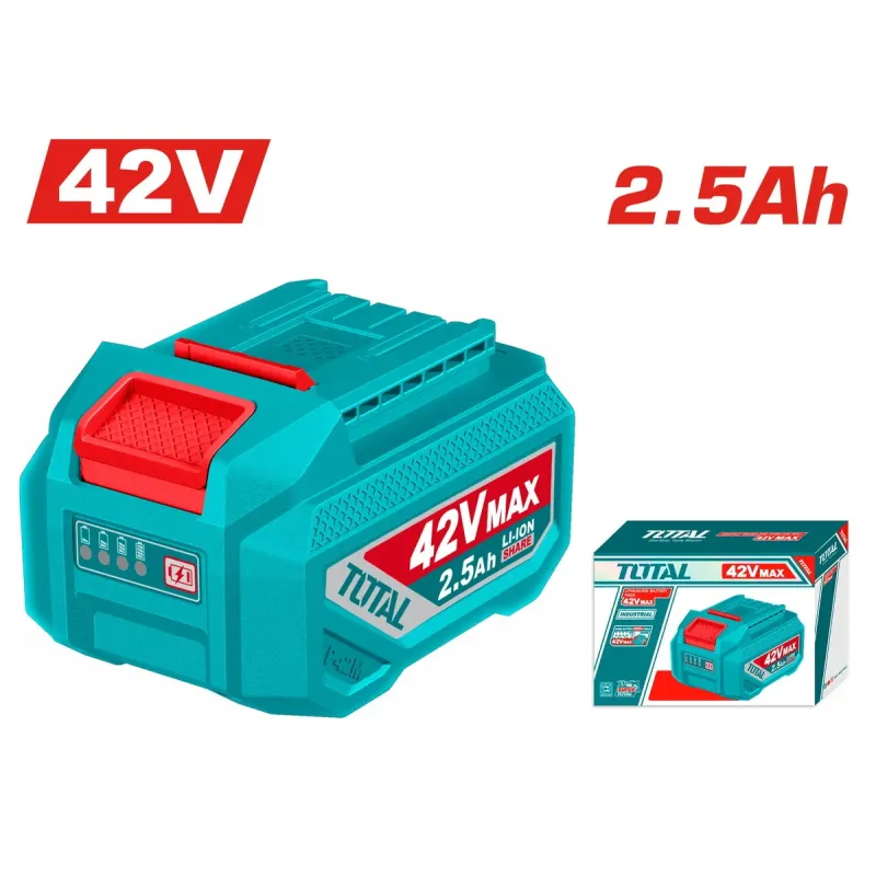 TOTAL ΕΠΑΓΓ. ΜΠΑΤΑΡΙΑ Li-ion 42V / 2.5Ah (TFBLI42251E)