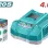 TOTAL ΕΠΑΓΓ. ΤΑΧΥΦΟΡΤΙΣΤΗΣ 4A ΓΙΑ ΜΠΑΤΑΡΙΕΣ Li-ion 20V (TFCLI20411E)