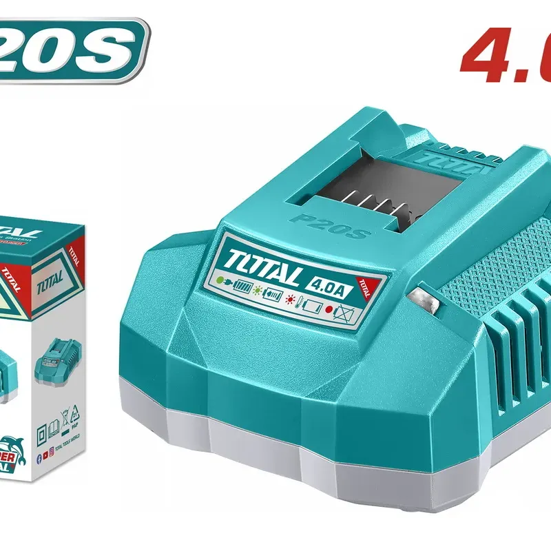 TOTAL ΕΠΑΓΓ. ΤΑΧΥΦΟΡΤΙΣΤΗΣ 4A ΓΙΑ ΜΠΑΤΑΡΙΕΣ Li-ion 20V (TFCLI20411E)