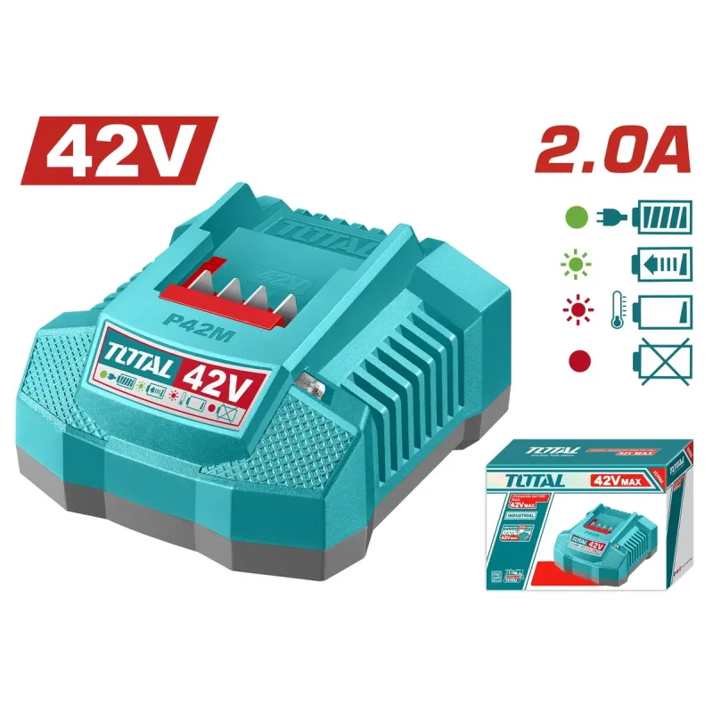 TOTAL ΕΠΑΓΓ. ΦΟΡΤΙΣΤΗΣ 2Α ΓΙΑ ΜΠΑΤΑΡΙΕΣ Li-ion 42V (TFCLI42021E)
