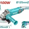 TOTAL ΕΠΑΓΓ. ΓΩΝΙΑΚΟΣ ΛΕΙΑΝΤΗΡΑΣ 1.100W - 125mm (TG11012556E)