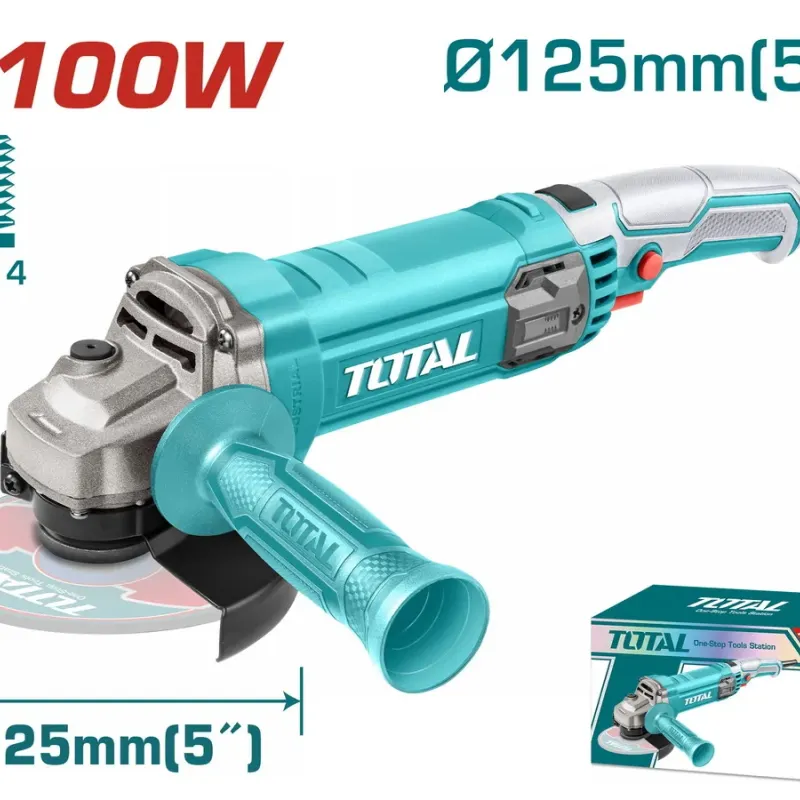 TOTAL ΕΠΑΓΓ. ΓΩΝΙΑΚΟΣ ΛΕΙΑΝΤΗΡΑΣ 1.100W - 125mm (TG11012556E)