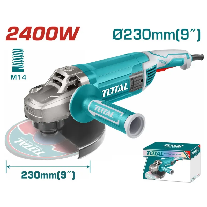 TOTAL ΕΠΑΓΓ. ΓΩΝΙΑΚΟΣ ΛΕΙΑΝΤΗΡΑΣ 2.400W - 230mm (TG1252306E)