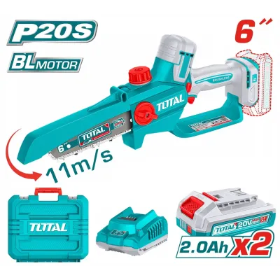TOTAL ΕΠΑΓΓ ΣΕΤ ΑΛΥΣΟΠΡΙΟΝΟ ΚΛΑΔ ΜΠΑΤ Li-ion 20V / 6