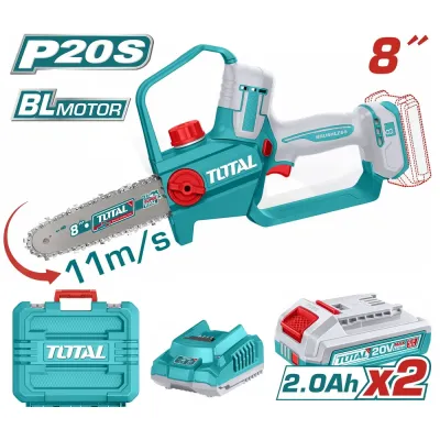 TOTAL ΕΠΑΓΓ. ΣΕΤ ΑΛΥΣΟΠΡΙΟΝΟ ΚΛΑΔ ΜΠΑΤ Li-ion 20V / 8