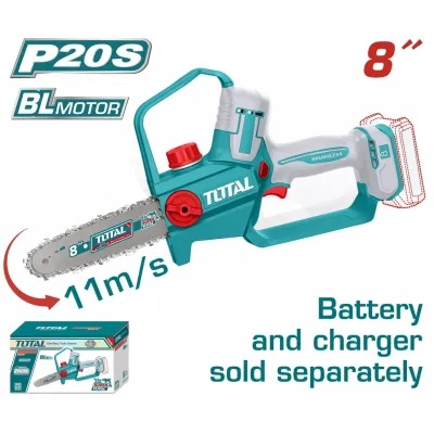 TOTAL ΕΠΑΓΓ. ΑΛΥΣΟΠΡΙΟΝΟ ΚΛΑΔ. ΜΠΑΤ. Li-ion 20V / 8