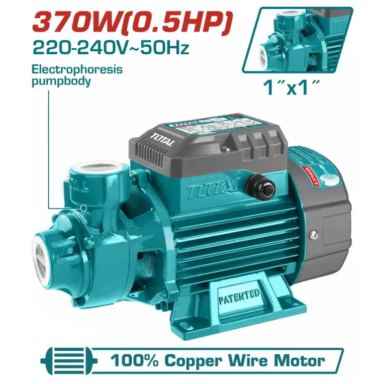 TOTAL ΑΝΤΛΙΑ ΕΠΙΦΑΝΕΙΑΣ ΝΕΡΟΥ ΠΕΡΙΦΕΡΕΙΑΚΗ 370W (TWP13706E)