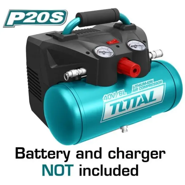 TOTAL ΑΕΡΟΣΥΜΠΙΕΣΤΗΣ ΑΕΡΟΣ ΜΠΑΤ. Li-ion 20V (TACLI2003)