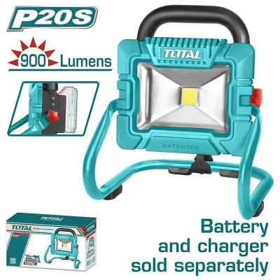 TOTAL ΠΡΟΒΟΛΕΑΣ LED ΜΠΑΤ. Li-ion 20V ΧΩΡΙΣ ΜΠΑΤΑΡΙΑ & ΦΟΡΤΙΣΤΗ  (TWLI2025)