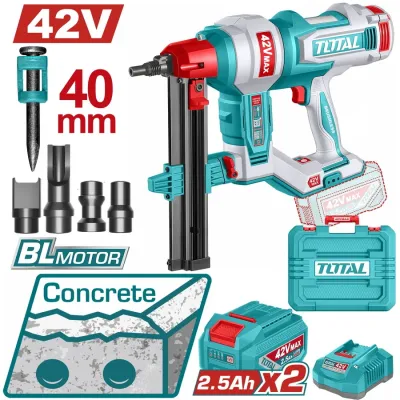 TOTAL ΕΠΑΓΓ. ΚΑΡΦΩΤΙΚΟ ΣΚΥΡΟΔΕΜΑΤΟΣ ΜΠΑΤ. Li-ion 42V / 2.5Ah / 2 ΜΠΑΤ BL Motor (TCNLI420602E)