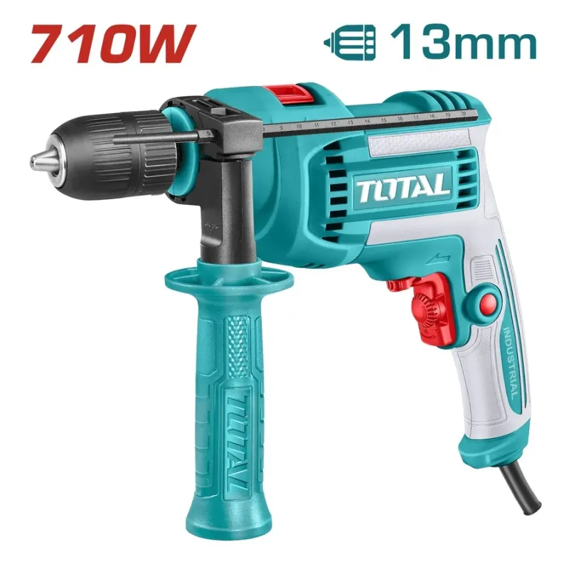 TOTAL ΕΠΑΓΓ. ΔΡΑΠΑΝΟ ΚΡΟΥΣΤ. 710W ΑΥΤΟΜΑΤΟ ΤΣΟΚ 13mm (TG10713662)