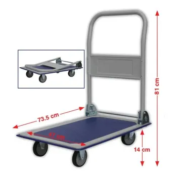 EXPRESS Καρότσι Πλατφόρμα 150kg 631425