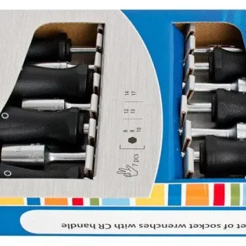 UNIOR Συλλογή από μονωμένα κατσαβίδια καρυδάκι με λαβή CR 617032