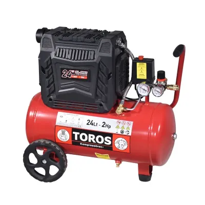 TOROS ΑΕΡΟΣΥΜΠΙΕΣΤΗΣ OILFREE ΧΑΜΗΛΟΥ ΘΟΡΥΒΟΥ (SEMISILENT) 24LT/2,0HP 602048