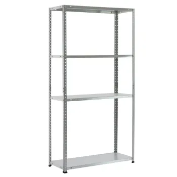 ΡΑΦΙΕΡΑ ΜΕΤΑΛΛΙΚΗ ΓΑΛΒΑΝΙΖΕ 75x30x150 - 30kg - 4 ΡΑΦΙΑ 610413