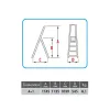BULLE ΣΚΑΛΑ ΑΛΟΥΜΙΝΙΟΥ HEAVY DUTY 4+1 631087