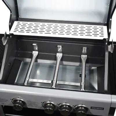 UNIMAC ΨΗΣΤΑΡΙΑ ΥΓΡΑΕΡΙΟΥ BBQ TREND LINE – 3 ΕΣΤΙΕΣ ΚΑΙ 1 ΠΛΑΪΝΟ ΜΑΤΙ 661331