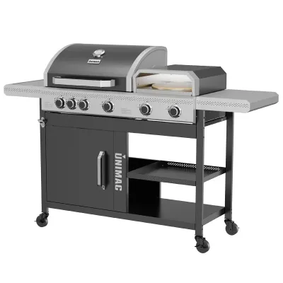 UNIMAC ΨΗΣΤΑΡΙΑ ΥΓΡΑΕΡΙΟΥ 3 ΣΕ 1: BBQ+PIZZA OVEN+PLANCHA 661333