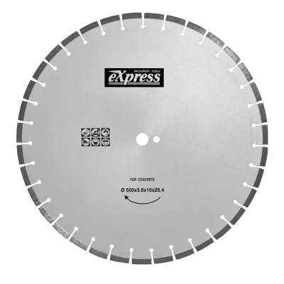 EXPRESS ΔΙΣΚΟΣ ΚΟΠΗΣ ΜΠΕΤΟΝ & ΑΣΦΑΛΤΟΥ Φ 500x25.4mm HEAVY DUTY 603016